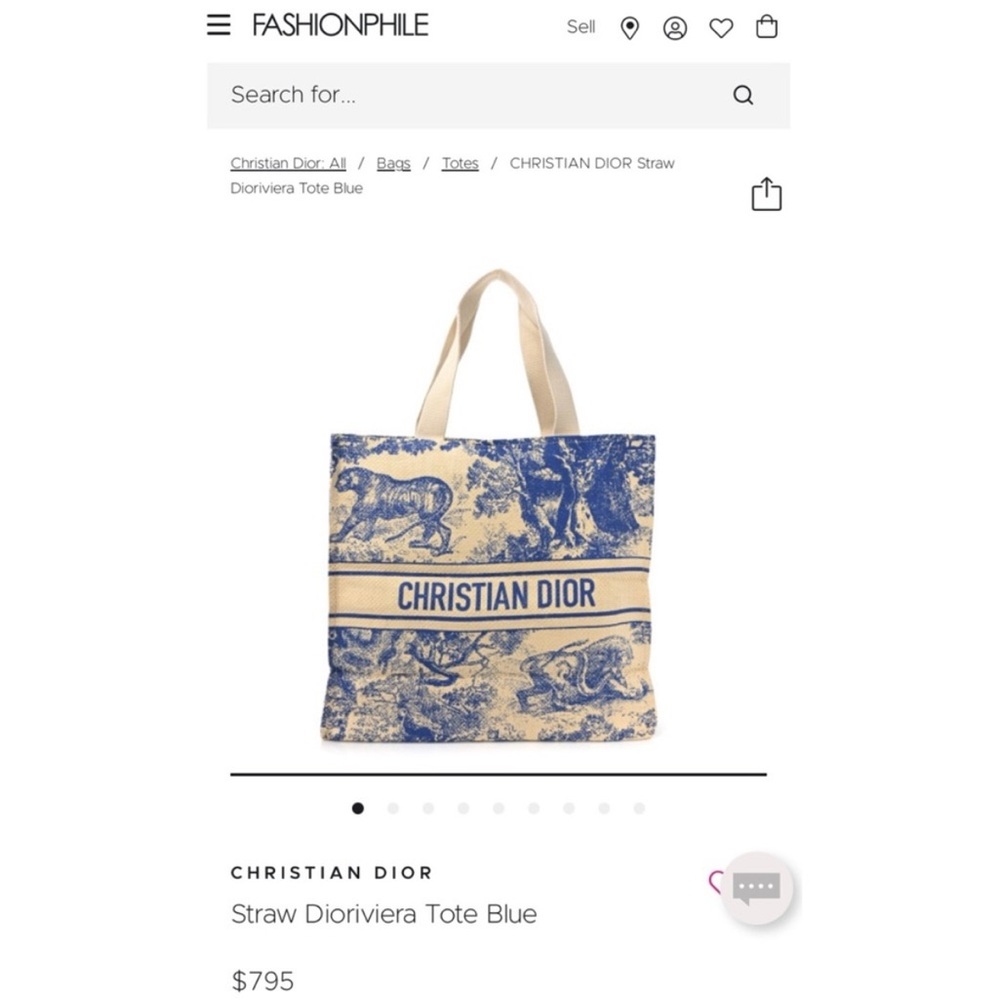 Christian Diorviera tote bag - Picture 5 of 7